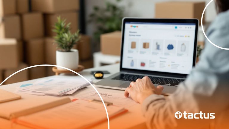 Imagem mostra vendedor profissional da Shopee atuando em seu escritório, para ilustrar se precisa emitir nota fiscal para vender na Shopee