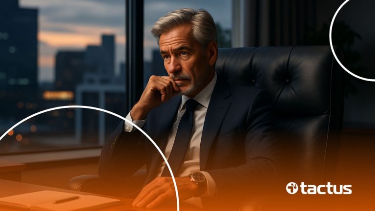 Imagem mostra empresário refletindo sobre o que muda na holding familiar com a reforma tributária